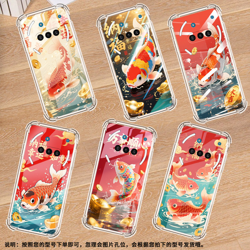 适用NothingPhone3APro手机气囊壳锦鲤高级感四角防摔PhoneCMF2Pro手机壳NothingPhone3商务保护套