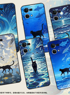 适用OPPOF1Plus手机壳F9Pro超薄F3Plus防摔CPH1823商务海洋生物0pp0F11Pro/F17保护套CHP2219硅胶F19软壳