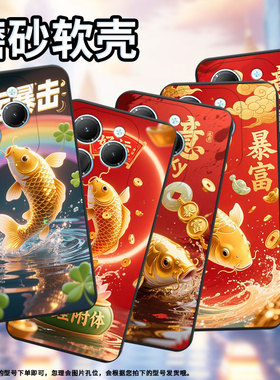 适用传音TecnoSpark20手机壳Spark20C高级感TecnoSpark20Pro磨砂壳锦鲤商务Spark20Pro+中国风保护套