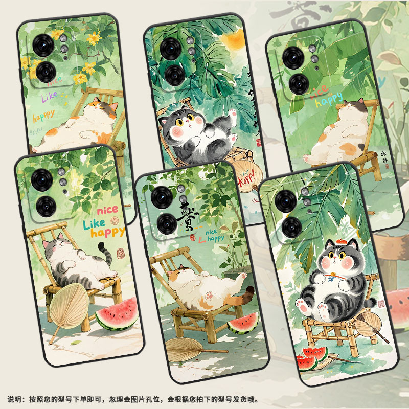 适用MOTOX30Pro手机壳XT2243-2水粉水彩商务S50Neo摩托罗拉G85防摔S30Pro高级X50Ultra个性XT2401-2软壳