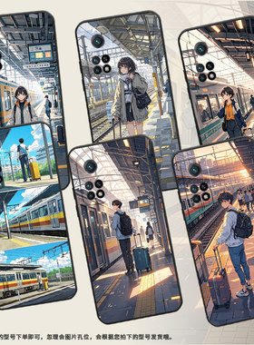 适用小米CC9手机壳CC9E全包M1803E1A超薄Xiaomi9SE黑色火车站台小米9TPro/9Pro硅胶M2007J3SY时尚保护套