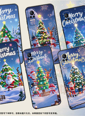 适用小米Note10Lite手机壳CC9Pro欢乐圣诞Xiaomi耐磨mix4保护套POCOX7商务小米note10硅胶M1910F4E软壳
