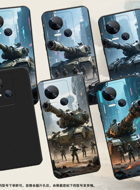 适用传音TecnoSpark10Pro手机壳高级Spark10C中国风磨砂壳坦克巨兽TecnoSpark10时尚潮流KI7防摔保护套