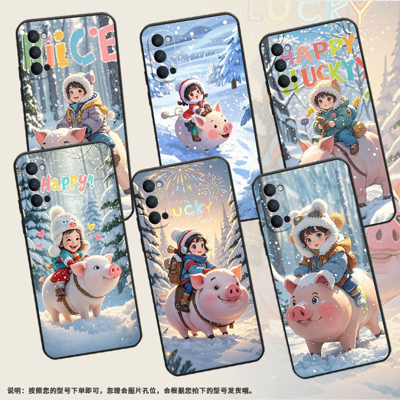 适用OPPOReno手机壳10x纯黑色PCCM00商务0pp0RenoAce保护套Ace2硅胶可爱的棉服Reno2高级PCKM70轻薄Reno5软壳