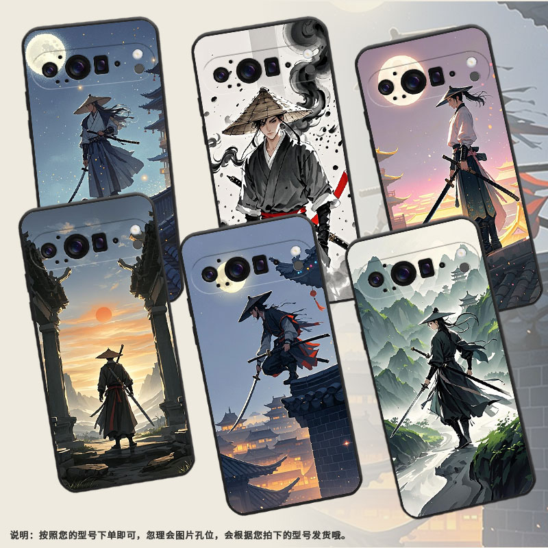 适用谷歌Pixel9ProXL手机壳超薄GGX8B全包边远景石庙Pixel9ProXL防摔GZC4K个性GQ57S保护套高级感磨砂壳