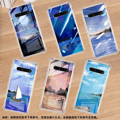 适用LGK61手机壳硅胶LGK71全包边油画星空中国风LGV60气囊壳防摔LGStylo6高级感商务简约时尚潮流保护套