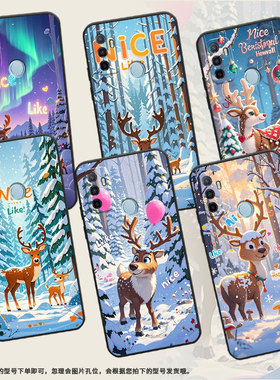 适用OPPOA56s手机壳4G国外硅胶CPH2471黑色A40男女CPH2073软壳0pp0A32雪景麋鹿商务A33高级PEHM00保护套