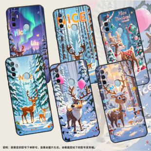 适用OPPOA56s手机壳4G国外硅胶CPH2471黑色A40男女CPH2073软壳0pp0A32雪景麋鹿商务A33高级PEHM00保护套