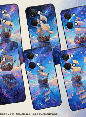 适用一加NordN200手机壳N100商务NordN10油画帆船GN2200硅胶OneplusNordCE耐磨CE3保护套CPH2467防摔软壳