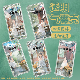 适用NothingPhone3APro手机壳Phone3A防摔长发美女气囊壳PhoneCMF2Pro中国风NothingPhone3硅胶保护套