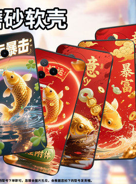 适用传音InfinixNote12手机壳中国风Note12Pro超薄彩色锦鲤InfinixNote30VIP磨砂壳Note40x高级感保护套