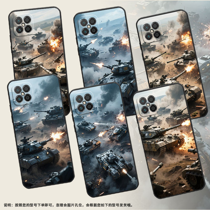 适用荣耀Play手机壳Play3E防摔TNNH-AN00全包边honorPlay4T/Play6T炮火纷飞RKY-AN10男女Play6TPro保护套