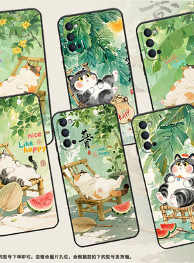 适用OPPOReno手机壳10x纯黑色PCCM00商务0pp0RenoAce保护套Ace2夏日清新绿Reno2F高级PCKM70轻薄Reno4F软壳