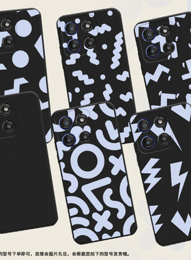 适用MOTOEdge60Fusion手机壳摩托罗拉Edge60sPro高级MotorolaEdge60s抽象几何磨砂壳Gstylus5G2025保护套