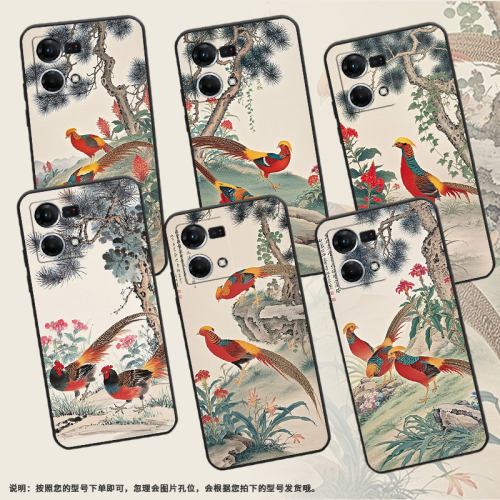 适用OPPOF1Plus手机壳F9超薄F3Plus防摔CPH1823鸡冠花盛开0pp0F11Pro/F17Pro保护套CHP2219硅胶F21Pro软壳