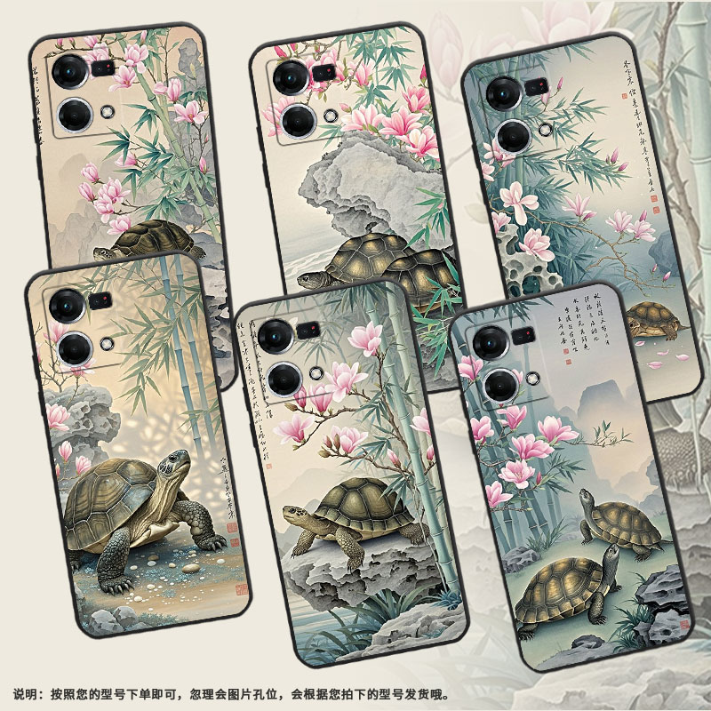 适用OPPOF1Plus手机壳F9超薄F3Plus防摔CPH1823新中式油画0pp0F11Pro/F17Pro保护套CHP2219硅胶F21Pro软壳