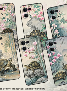 适用OPPOF1Plus手机壳F9超薄F3Plus防摔CPH1823新中式油画0pp0F11Pro/F17Pro保护套CHP2219硅胶F21Pro软壳