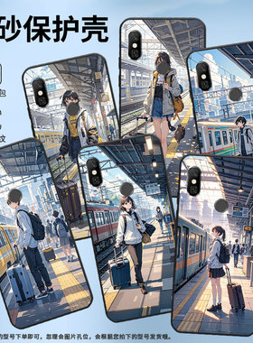 适用红米6手机壳红米6A全包Redmi6Pro硅胶M1804C3CG漫画风格note6Pro商务M1806E7TG个性红米note6保护套