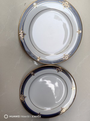 Ashford 英国皇家阿什福德餐盘，如有轻微脱金或者轻微痕迹属正常
