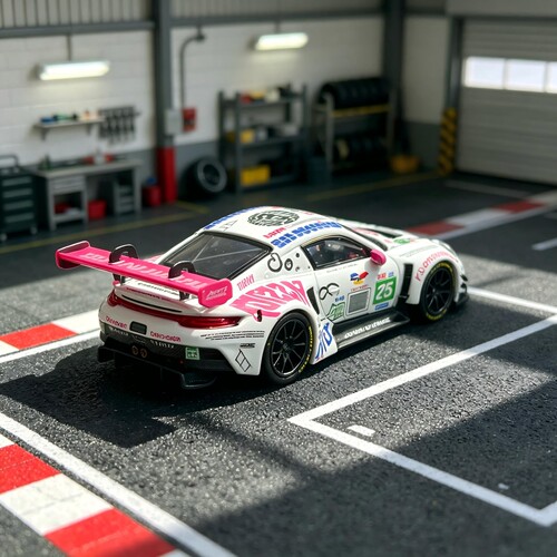 TH 1/64仿真保时捷911 GT3 R#85合金汽车模型静态摆件限量版小车