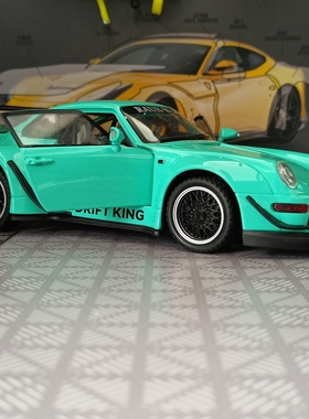 1:22仿真RWB993合金超级跑车模型汽车摆件收藏礼物回力男孩玩具车