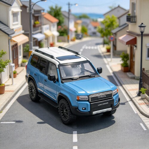 麦思迪1/64仿真Toyota Prado LC250普拉多合金越野车模型静态摆件