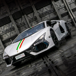 24仿真兰博基尼Revuelto合金超级跑车模型汽车摆件收藏声光玩具