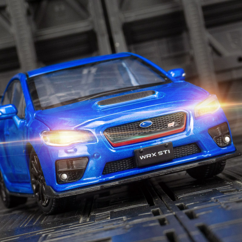 仿真斯巴鲁WRXSTI合金车模