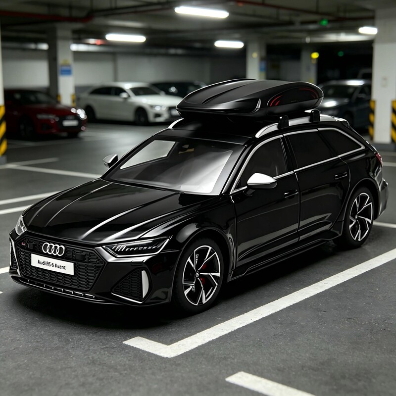 1:24仿真Audi RS6 Avant合金汽车模型奥迪轿车摆件收藏礼物送朋友图片