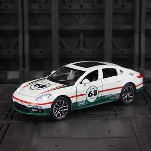 合金模型汽车摆件收藏回力声光儿童玩具车 版 32仿真帕拉梅拉涂装