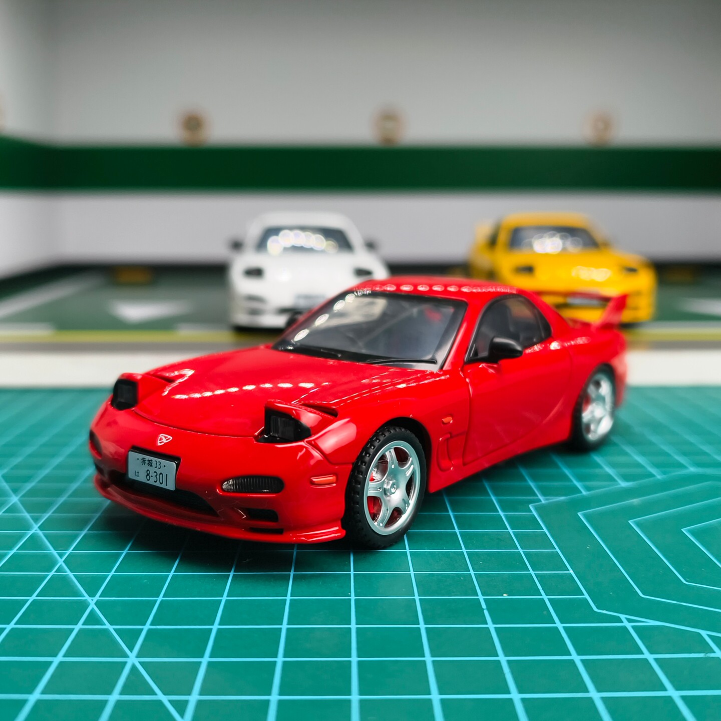 1/28仿真Mazda RX7-FD版马自达合金车模超跑摆件收藏礼物送男朋友图片