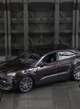 1:24仿真保时捷Macan Turbo Electric合金汽车模型越野车玩具礼物