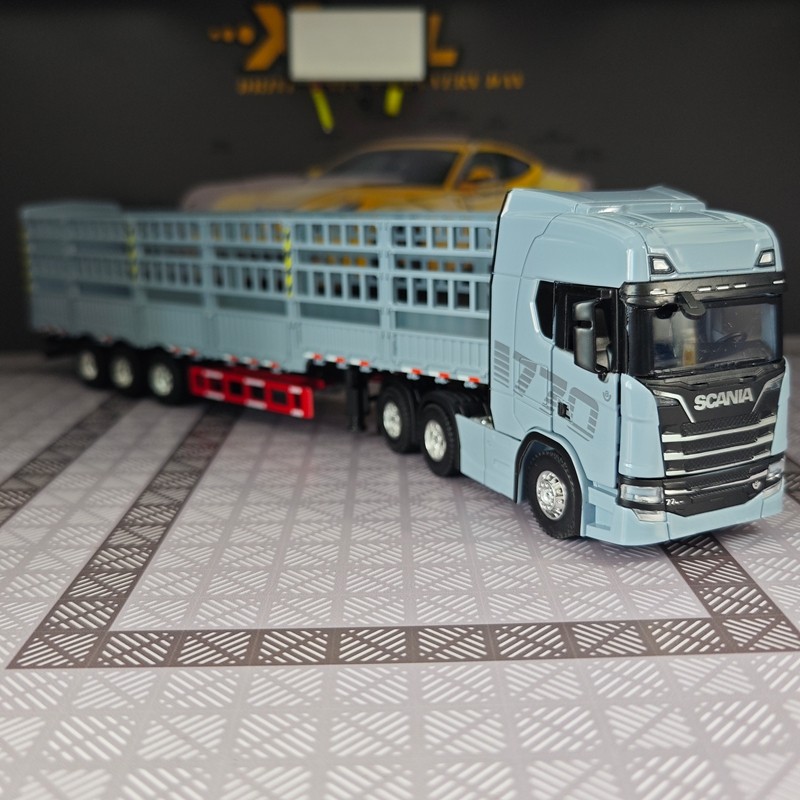 1/50仿真高栏卡车合金运输车模型半挂拖车儿童玩具生日礼物小孩子,模玩/动漫/周边/娃圈三坑/桌游,火车/摩托/汽车模型,淘宝优惠券,粉丝福利购,淘宝优惠卷