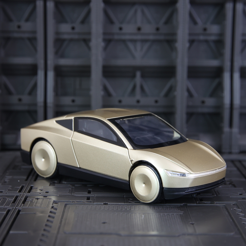 1:32仿真特斯拉ROBOTAXI合金汽车模型摆件新能源概念车儿童回力车