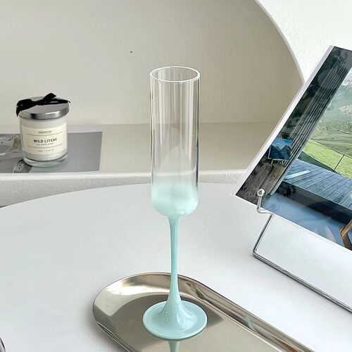 原创设计ins少女高颜值鸡尾酒高脚杯高级香槟玻璃杯酒杯果汁众家