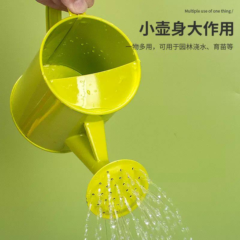 植树节儿童洒水壶户外工具铁艺彩浇花水壶玩具园艺浇水幼儿园道具
