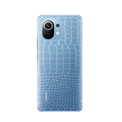 适用于小米12手机后膜小米10至尊版鳄鱼皮纹红米noite11背面膜pro十一镭射极光背面贴mi10s青春版11ultra纤ii