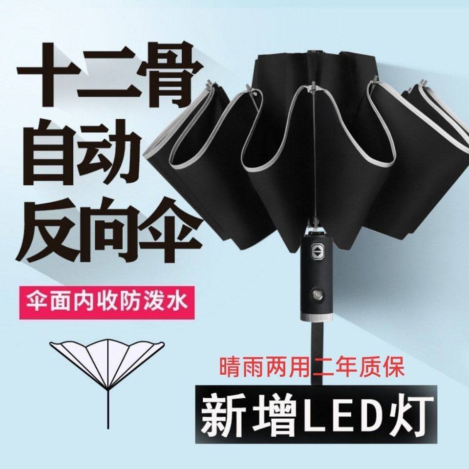 浓缩伞义乌全自动雨男折叠大号晴雨两用女超大遮阳太阳防晒防紫