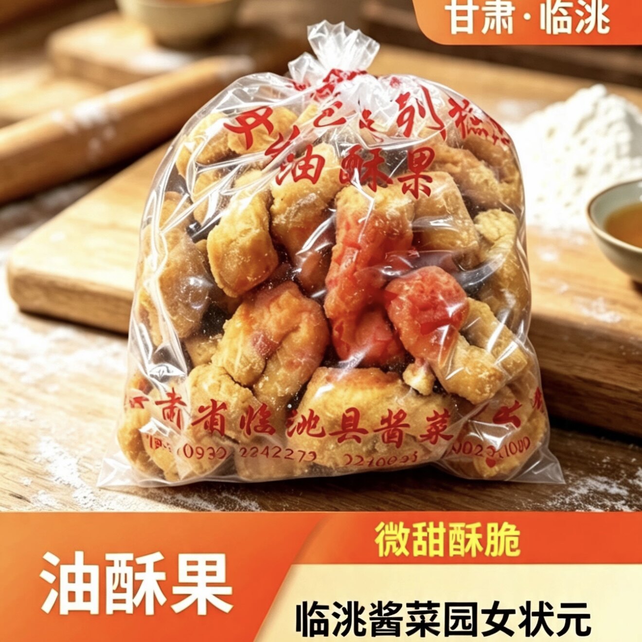 临洮酱菜园系列点心/油果/蛋黄酥包邮发货