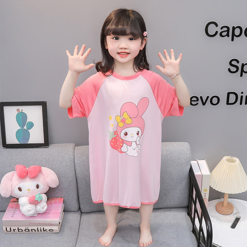 夏季儿童莫代尔睡裙夏季薄款