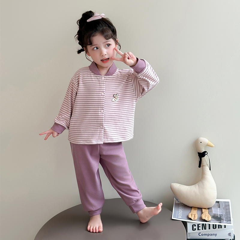 女童睡衣春秋款2025新款