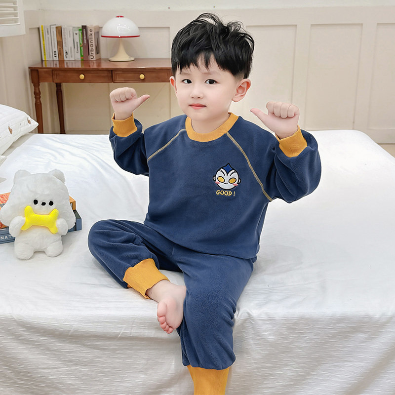 男宝宝衣服男童睡衣套装秋冬款2025新款儿童冬装奥粒绒保暖家居服,童装/婴儿装/亲子装,家居服套装,淘宝优惠券,粉丝福利购,淘宝优惠卷
