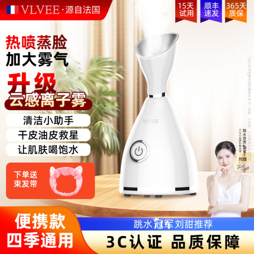 法国VLVEE热喷蒸脸仪家用便携