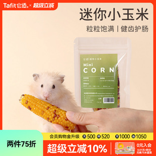 它适仓鼠小玉米磨牙棒零食金丝熊粮食玩具兔子仓鼠笼造景用品2根