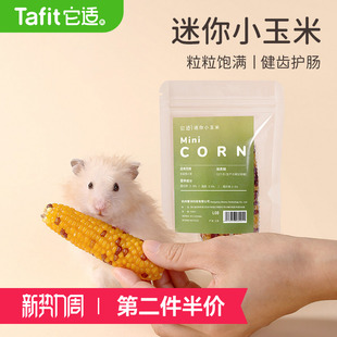 它适仓鼠小玉米磨牙棒零食金丝熊粮食玩具兔子仓鼠笼造景用品2根