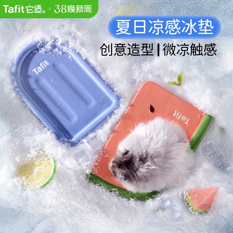 它适西瓜仓鼠冰垫夏天降温板神器凉垫凉席冰屋金丝熊专用夏季用品
