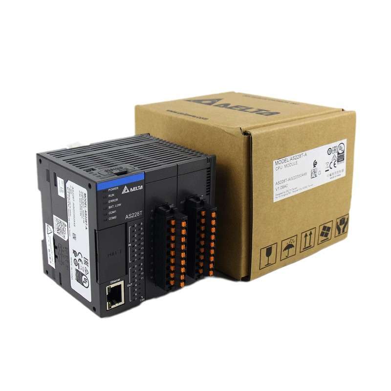 原装Delta台达AS200系列CPU主机AS228T-A 28点编程控制器plc