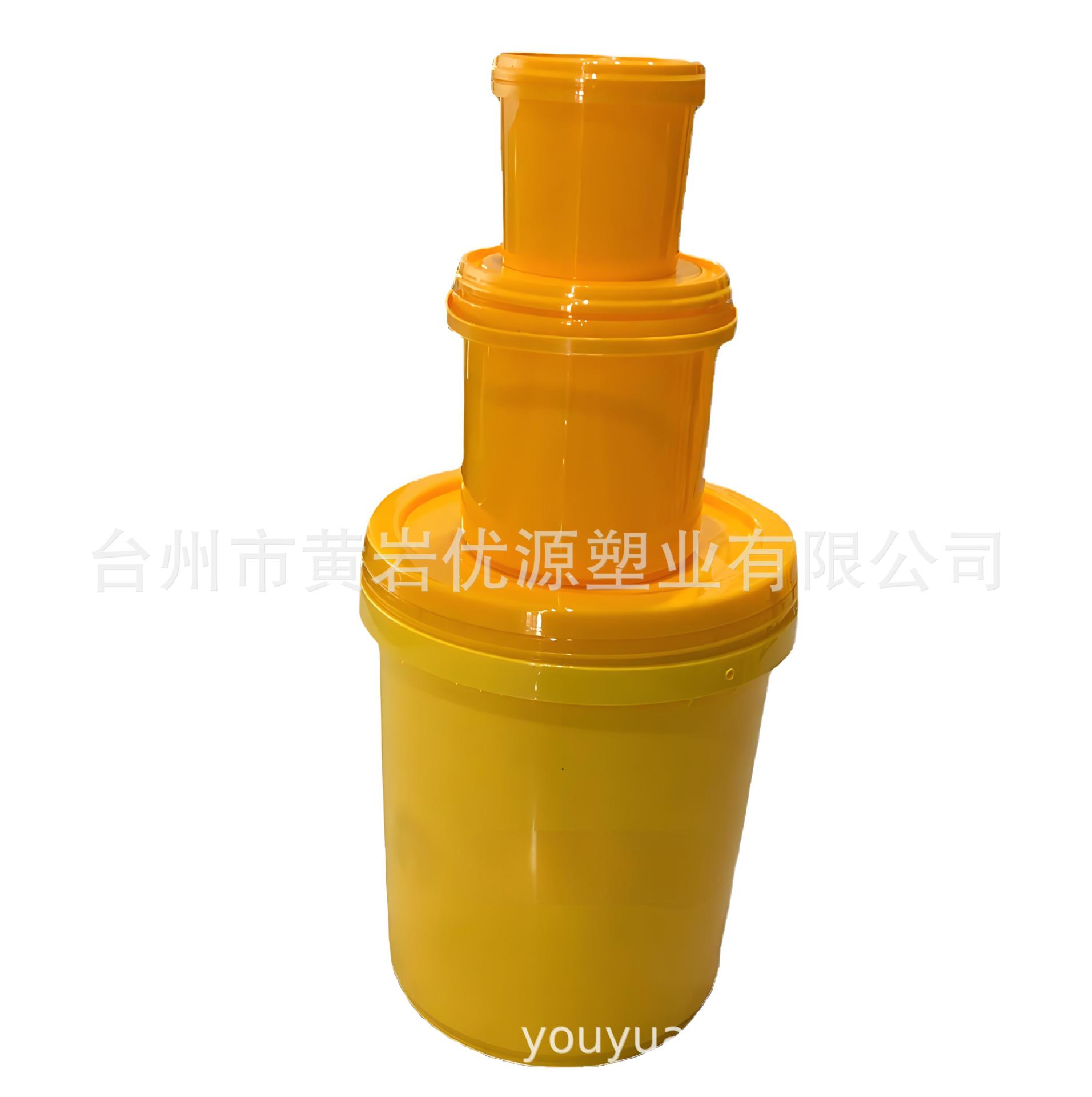 化工涂料油漆桶注塑模具自动脱模