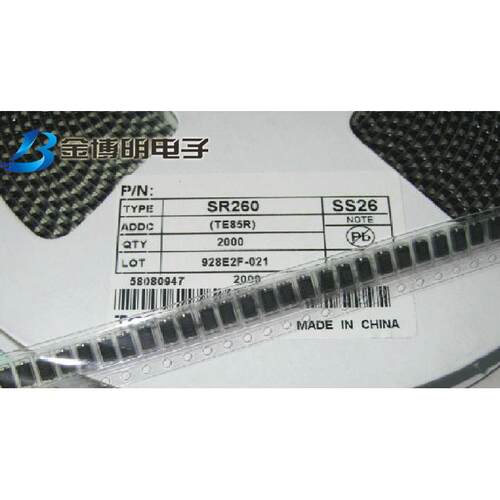 丝印SS26SMADO-214AC2A60V贴片肖特基二极管SR260SMA贴片