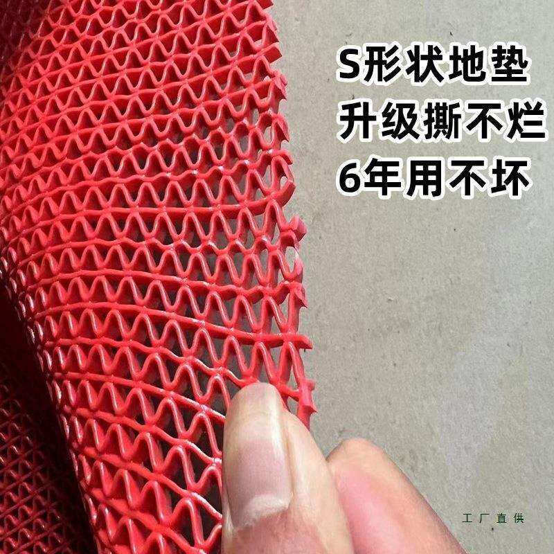 浴室防滑垫卫生间厨房防油防水橡胶垫子镂空商用地毯门口户外地垫